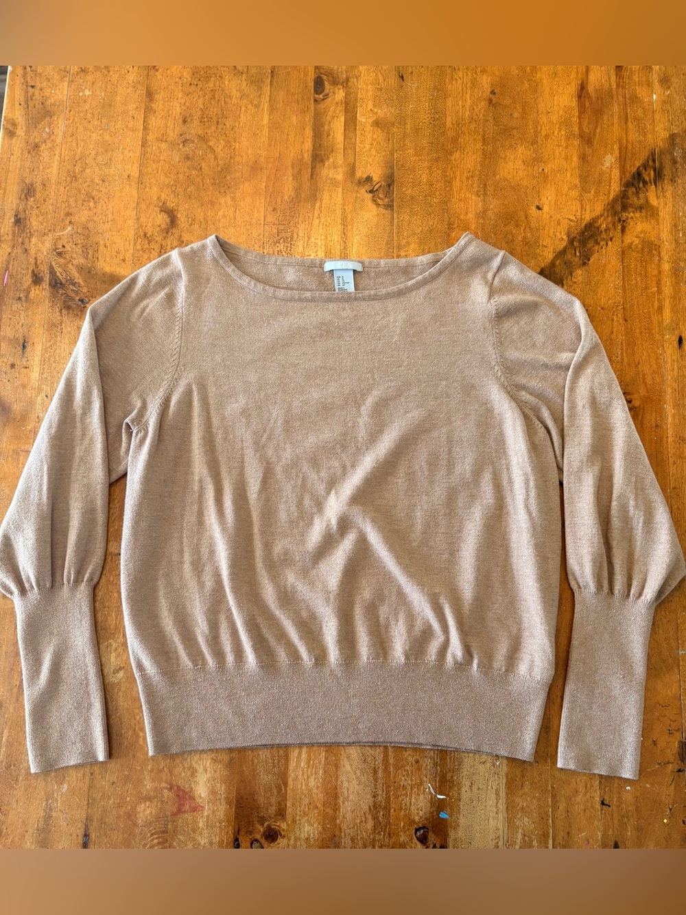 Tan Women’s Boatneck Sweater - Unbranded